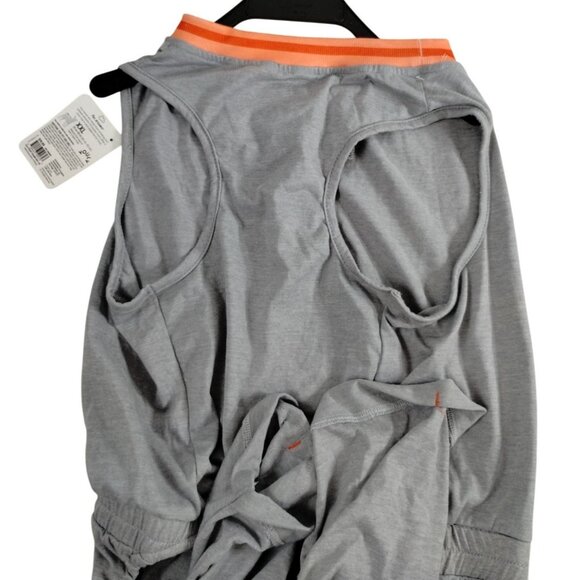 Youly The Dreamer Dog Size XXL Pet Gray and Orange Pocket Pajamas - Picture 7 of 7